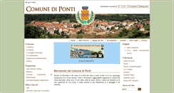 Desktop Screenshot of comuneponti.gov.it
